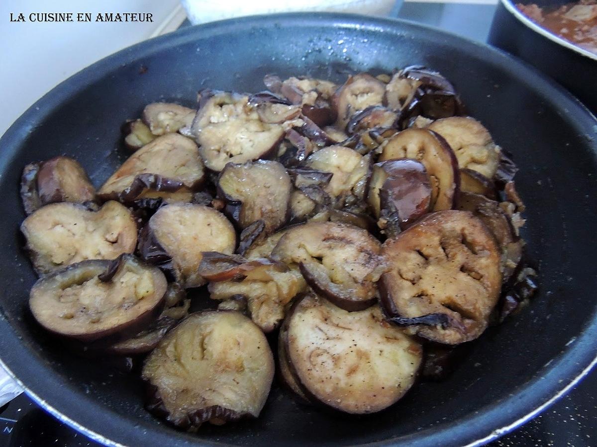 recette Gratin d'aubergines et viande