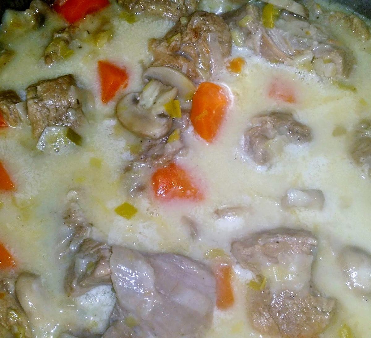 recette Blanquette de veau à la cocotte minute