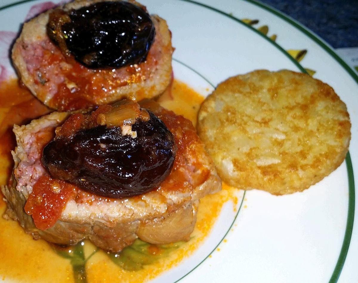 recette Paupiettes de veau à la sauce tomates et aux pruneaux