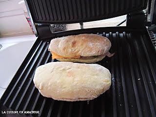 recette Sandwich panini fromage, légumes ...