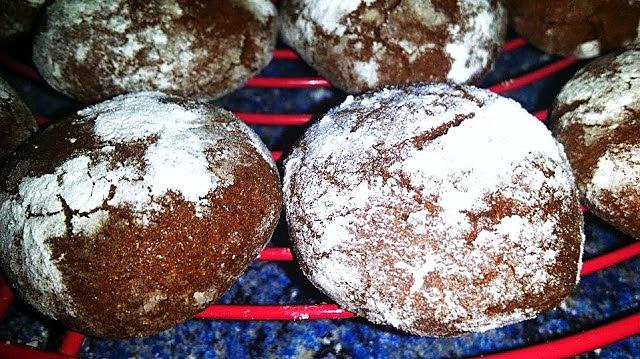 recette Crinkles au chocolat noir