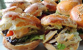 recette Mini burger poulet