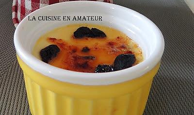 recette Crème aux oeufs et griottes