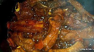 recette "Ribs" travers de Porc au Caramel