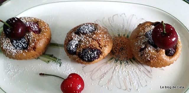 recette Muffins chocolat - cerises