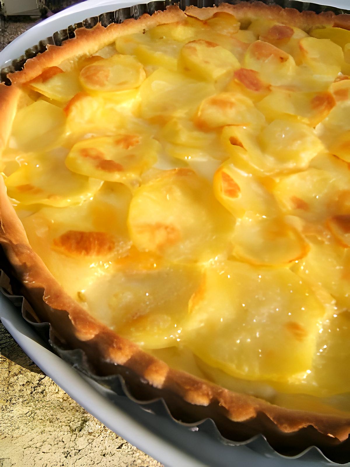 recette Tarte aux pommes de terre et reblochon