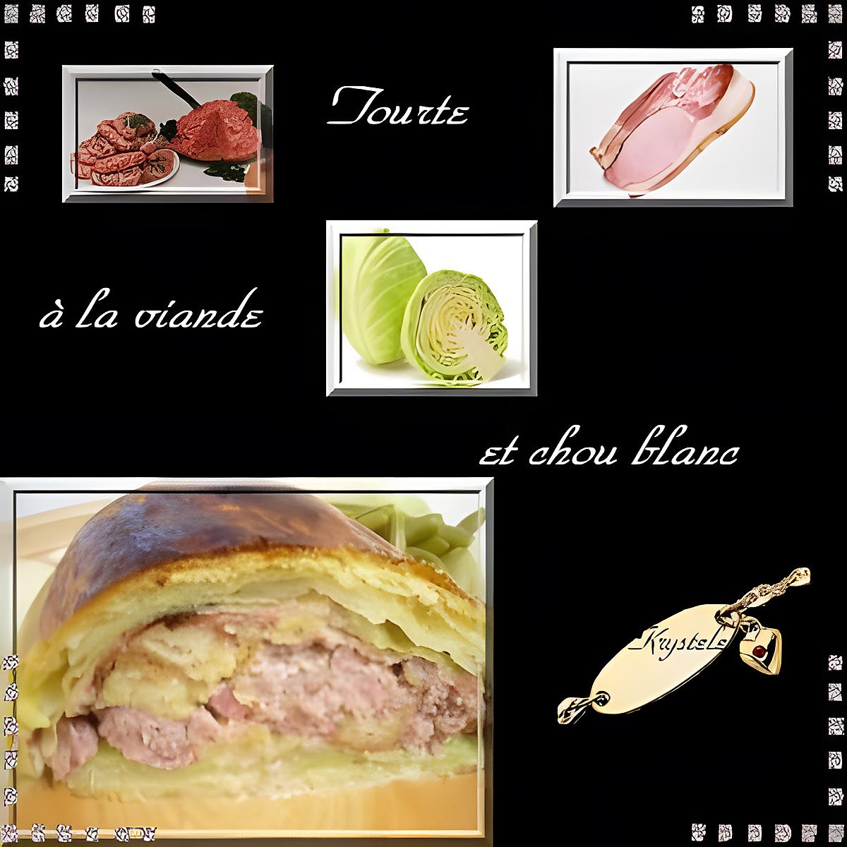 recette tourte à la viande et au chou