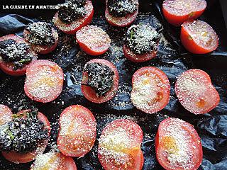 recette Tomates provençales aux champignons