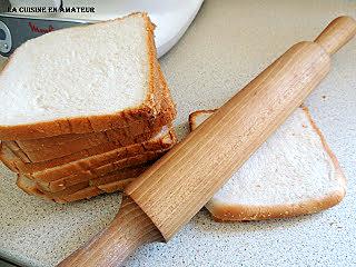 recette Sandwich pain de mie pané aux crudités