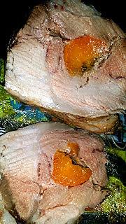 recette Rôti de porc farci aux abricots