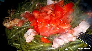 recette Haricots verts aux sauce tomates et paprika douce