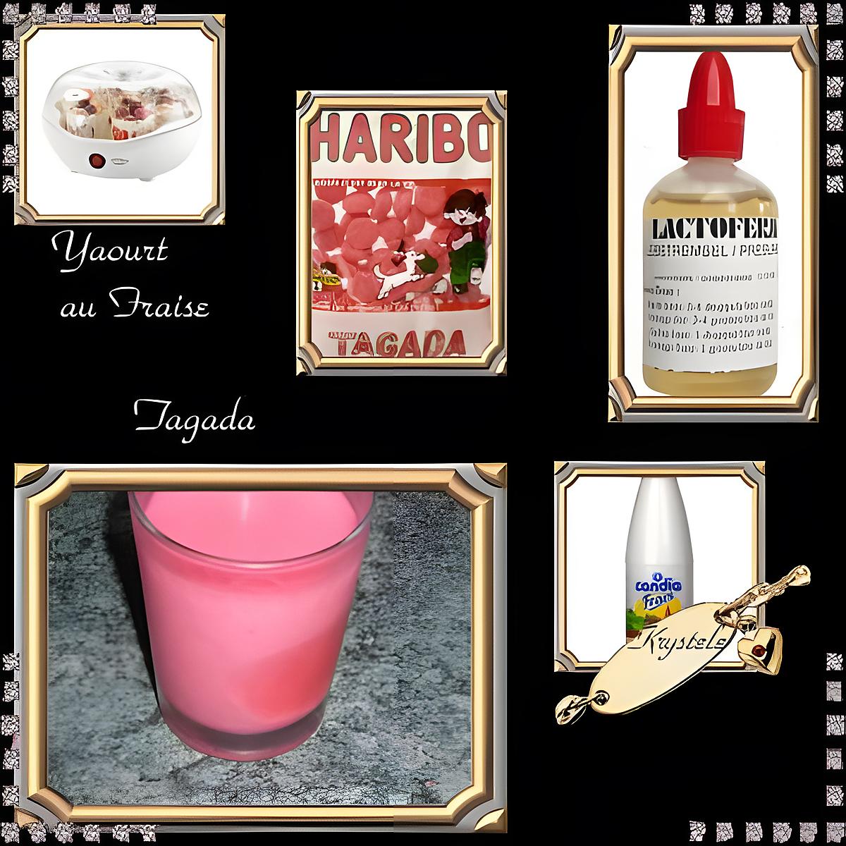 recette yaourt au fraise Tagada ®