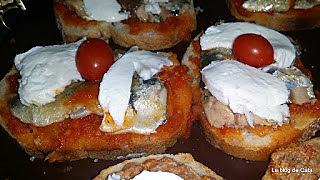 recette Bruschetta aux sardines