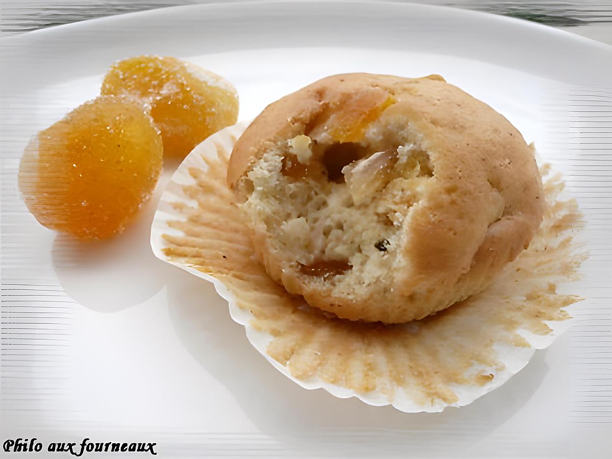 recette Muffins aux kumquats confits & à la fève Tonka