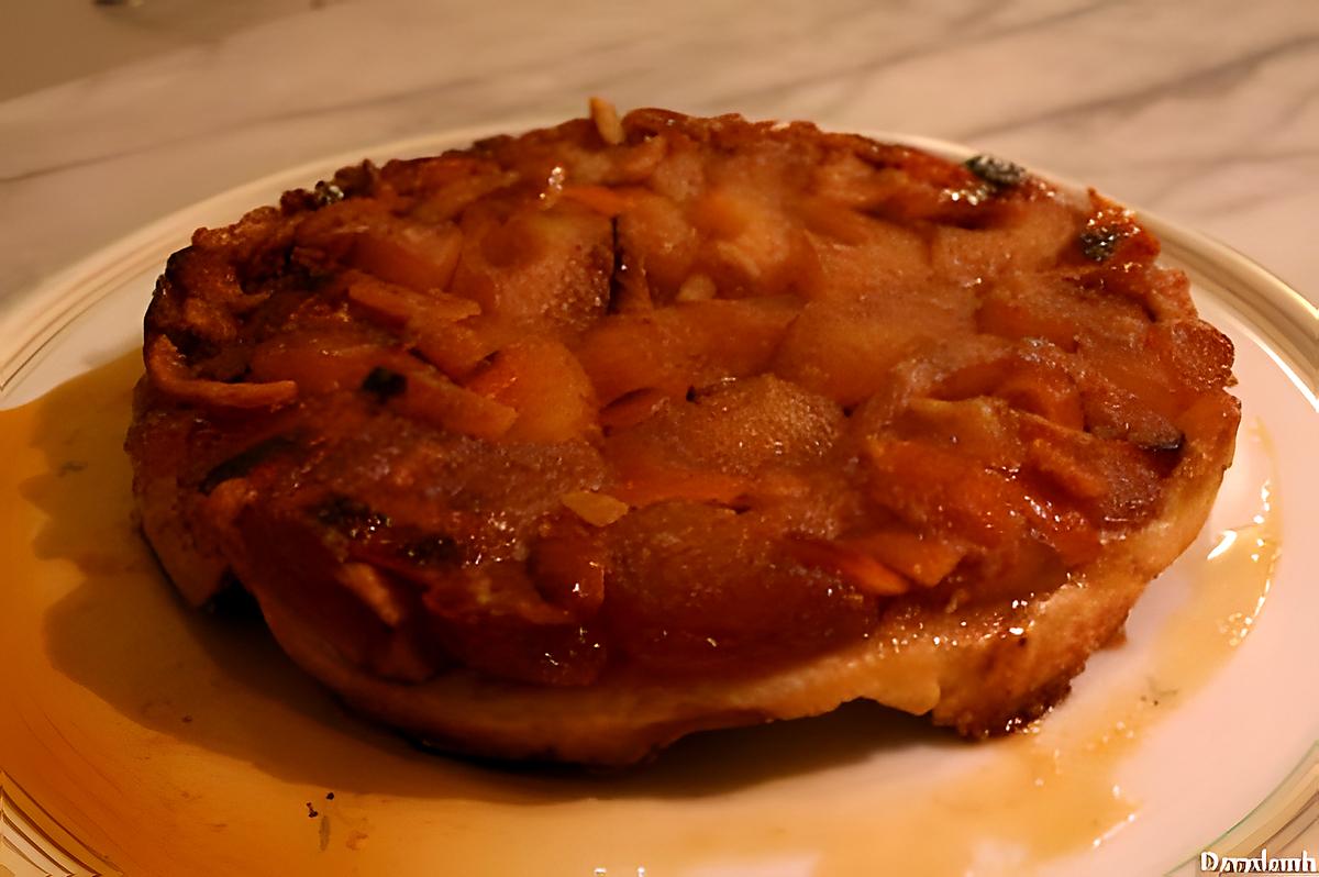 recette TARTE AUX POMMES ET PEAUX D'ORANGES