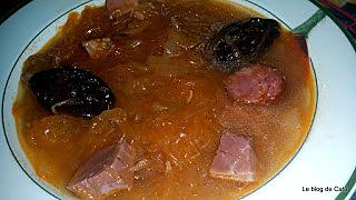 recette Kapustnica: soupe slovaque à la choucroute