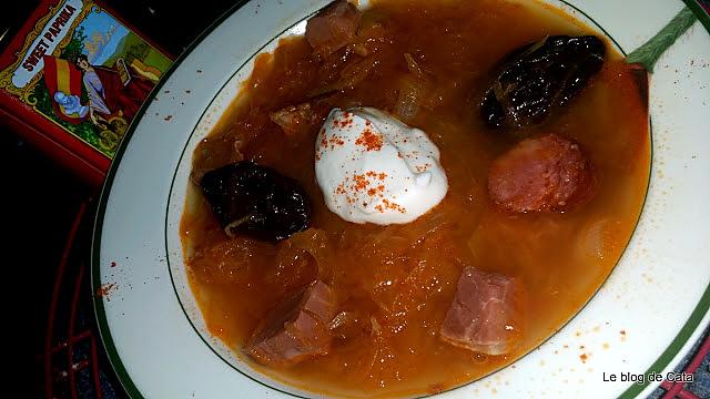 recette Kapustnica: soupe slovaque à la choucroute