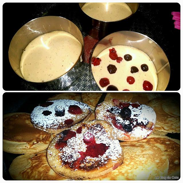 recette Pancakes à la vanille et aux fruits rouges