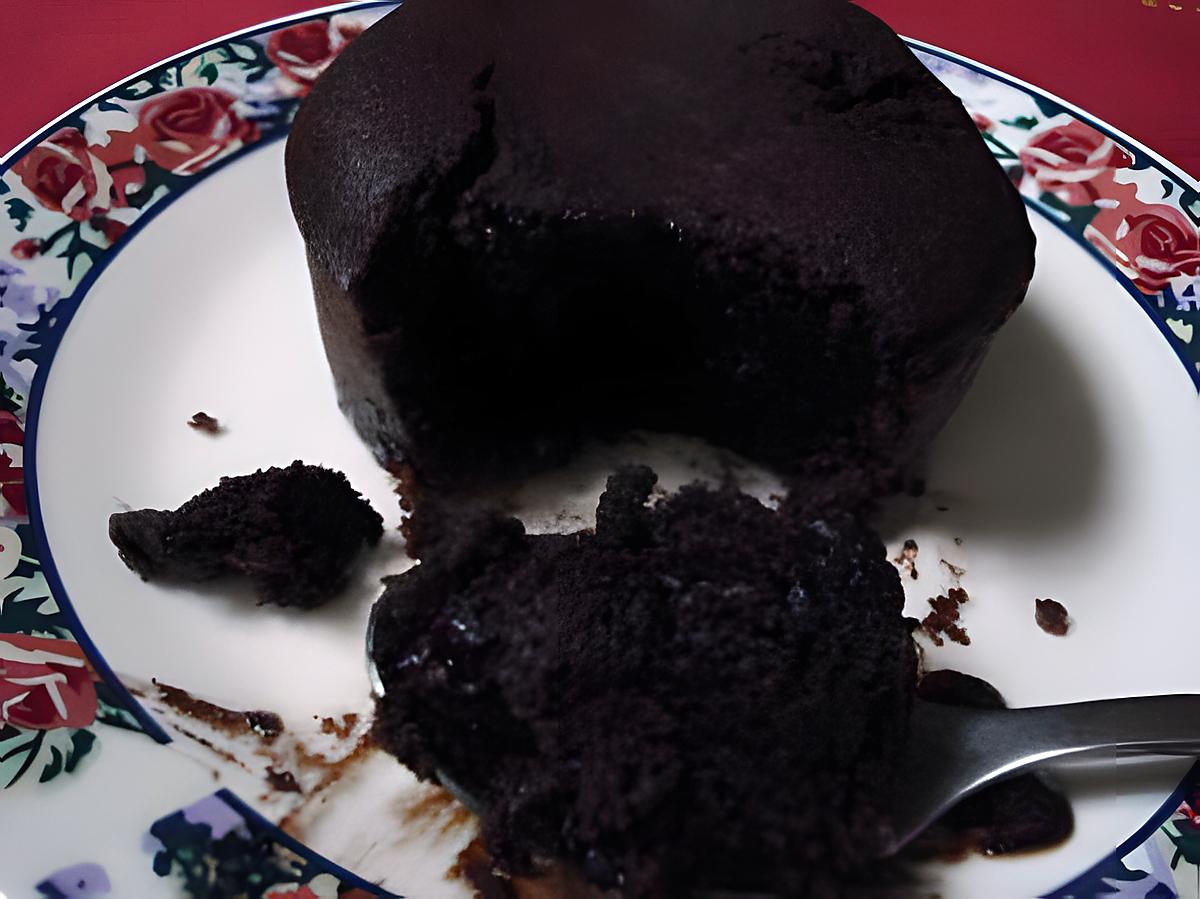 recette Fondant chocolat,au coeur coulant...