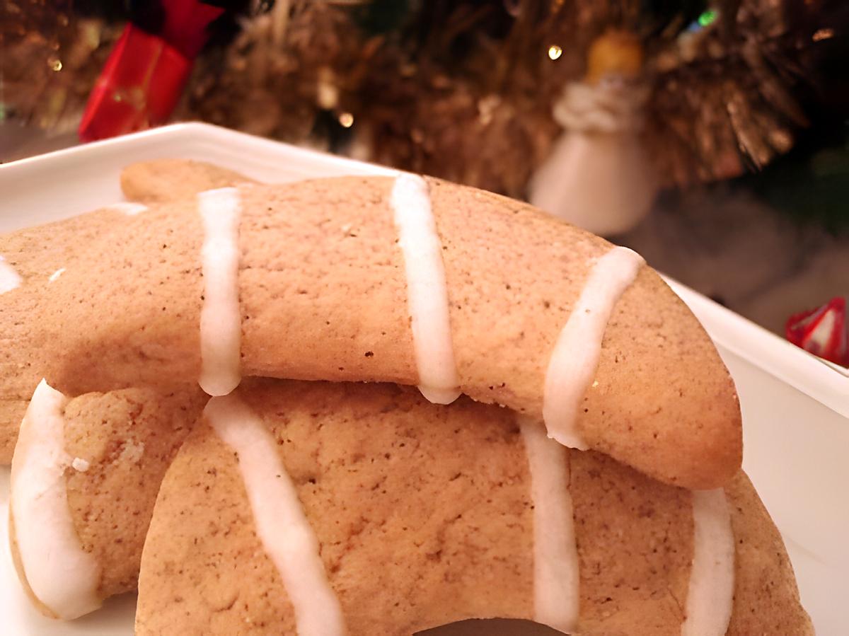 recette Gingerbread cookies (petits biscuits de Noël)