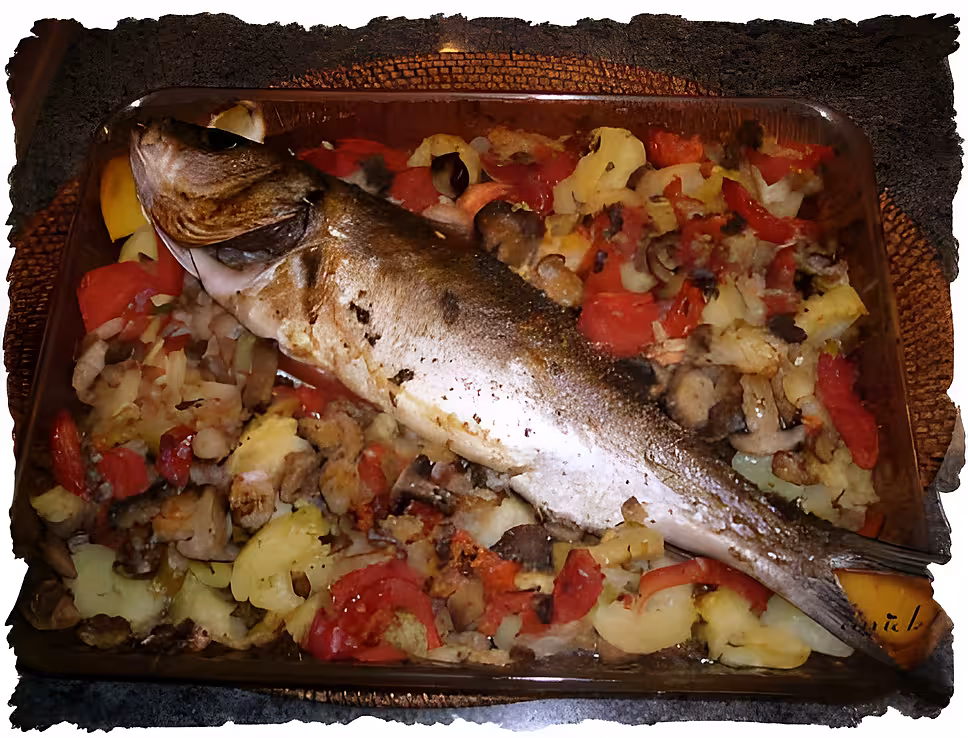 recette loup de mer au four