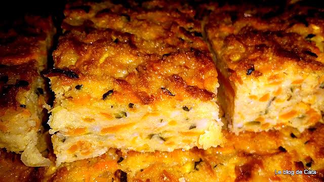 recette Gratin semoule, courgettes et carottes