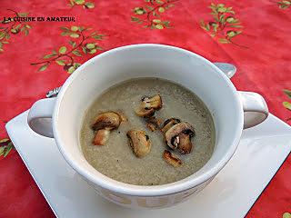 recette Velouté de champignons