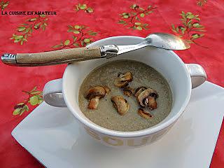 recette Velouté de champignons