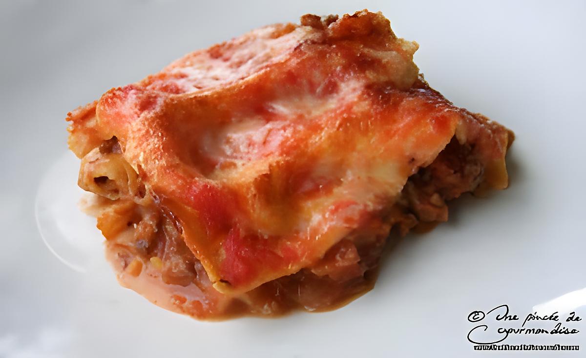 recette Lasagnes au champignon et à la mozzarella