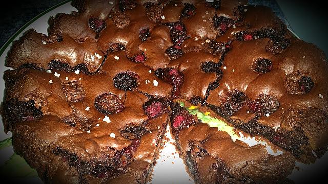 recette Brownie aux framboises et au gros sel marin