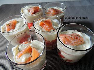 recette Verrine de saumon