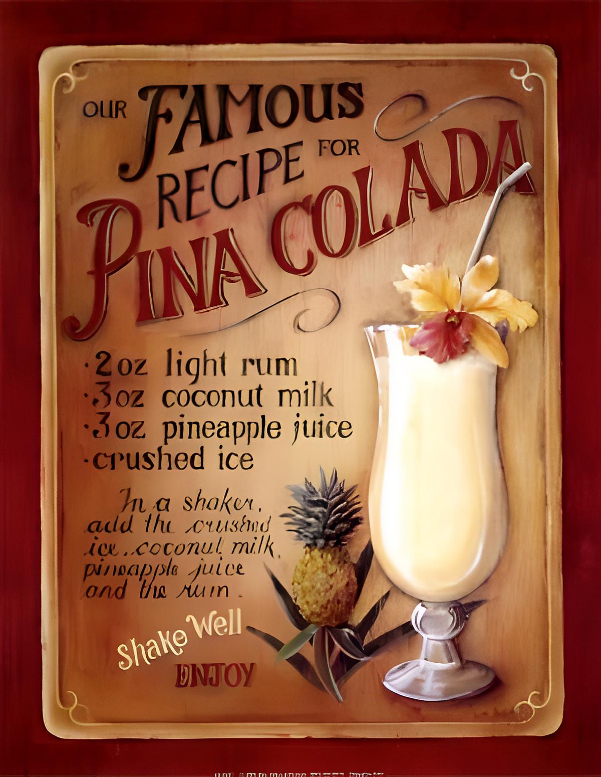 recette Pina colada