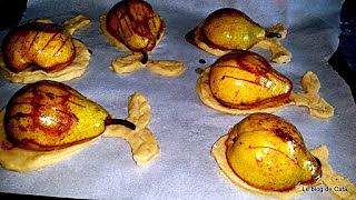 recette Poires caramélisées au four