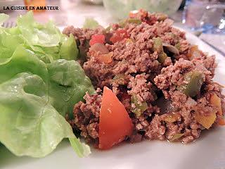 recette Gratin de poivrons à la bolognaise