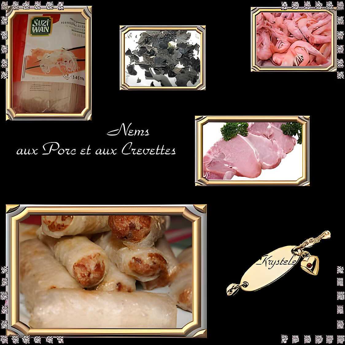 Nems au porc et crevette