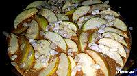 recette Gâteau fondant aux pommes, amandes et rhum