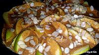 recette Gâteau fondant aux pommes, amandes et rhum