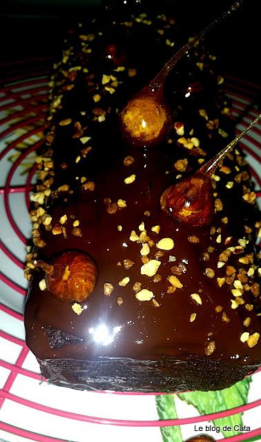 recette Cake chocolat praliné aux noisettes