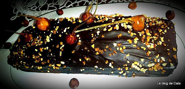recette Cake chocolat praliné aux noisettes