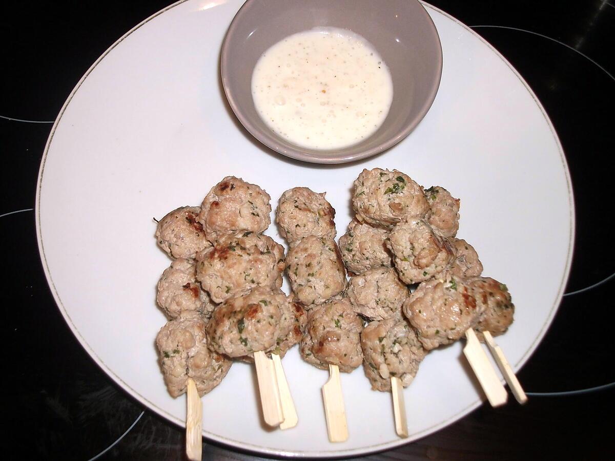 recette Brochettes de veau, sauce citronnée (régime dukan)