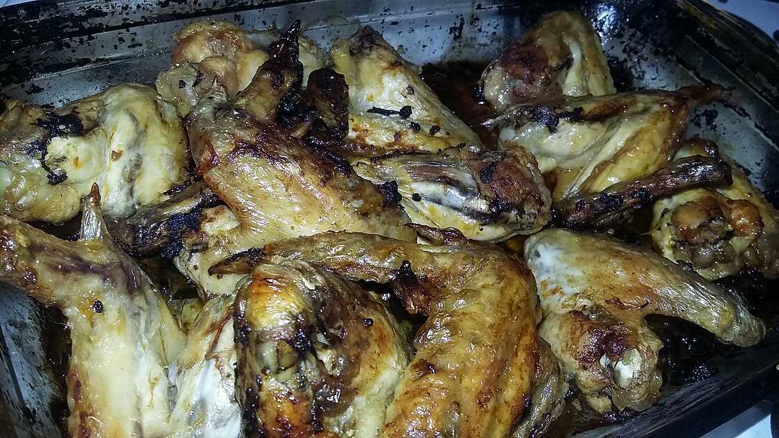 Ailes de poulet roti au pesto rosso