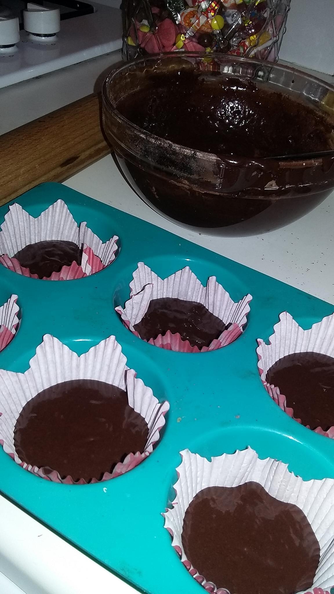 recette Cupcakes cacao fourré a l'orange curd