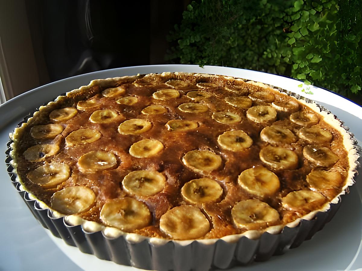 recette Tarte à la banane et cardamome