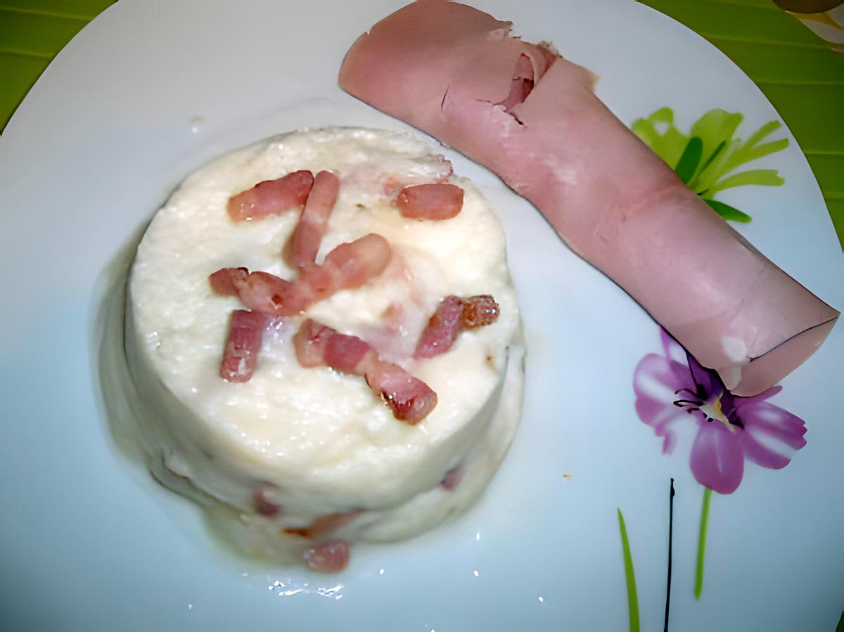 recette Purée de chou-fleur aux lardons