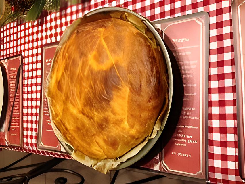 recette tourte jambon, raclette