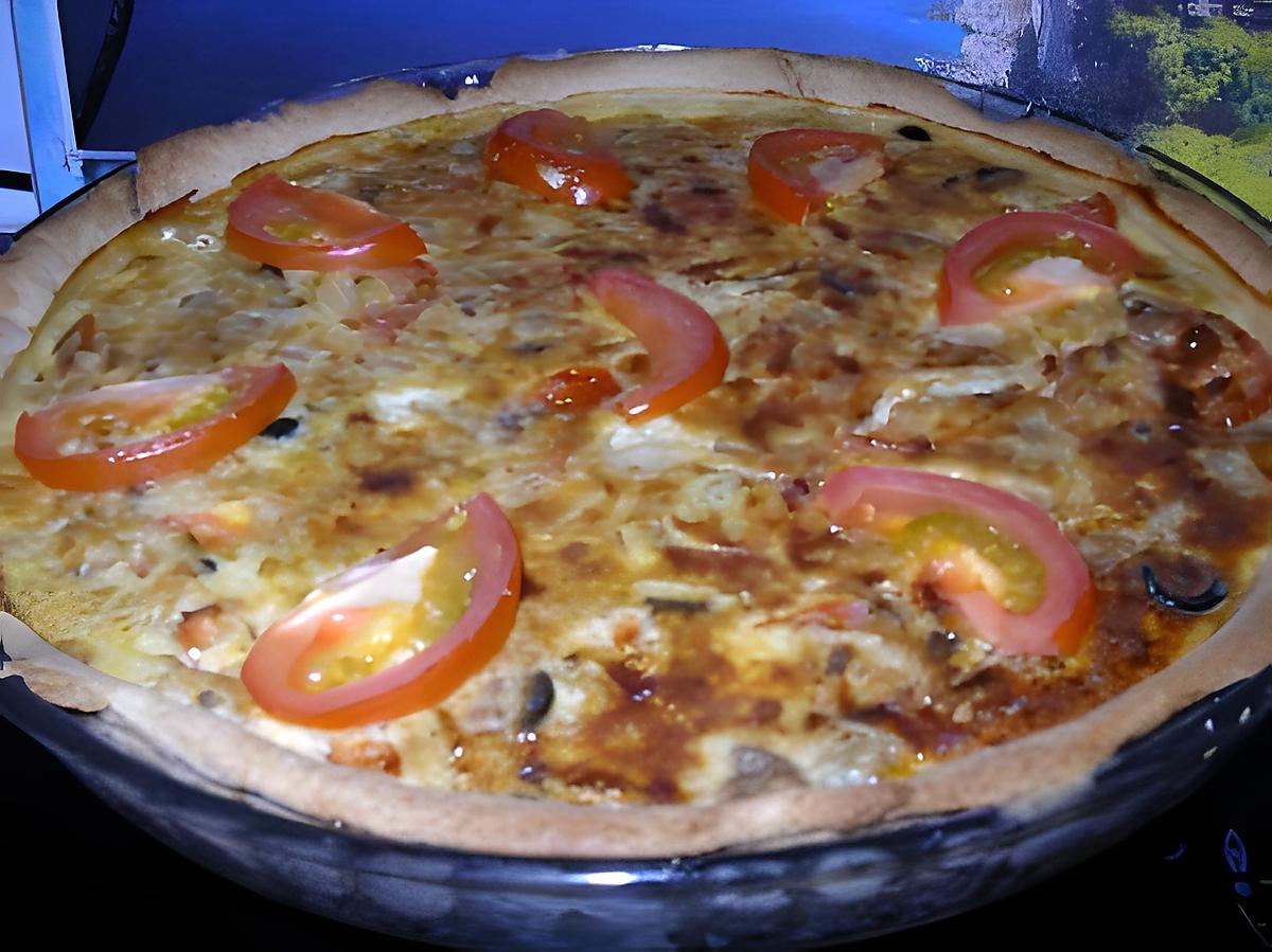 recette tarte aux anchois et au thon