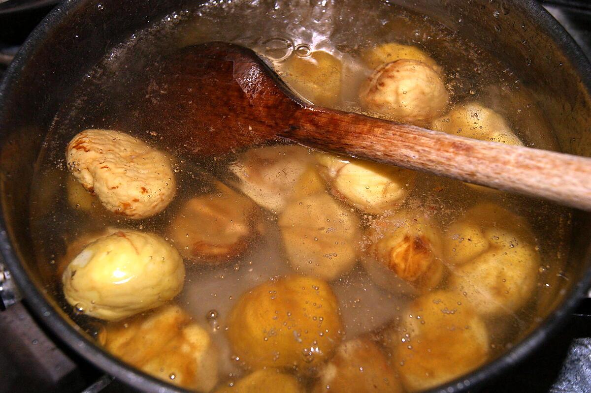 recette Marrons glacés (ou châtaignes glacées)