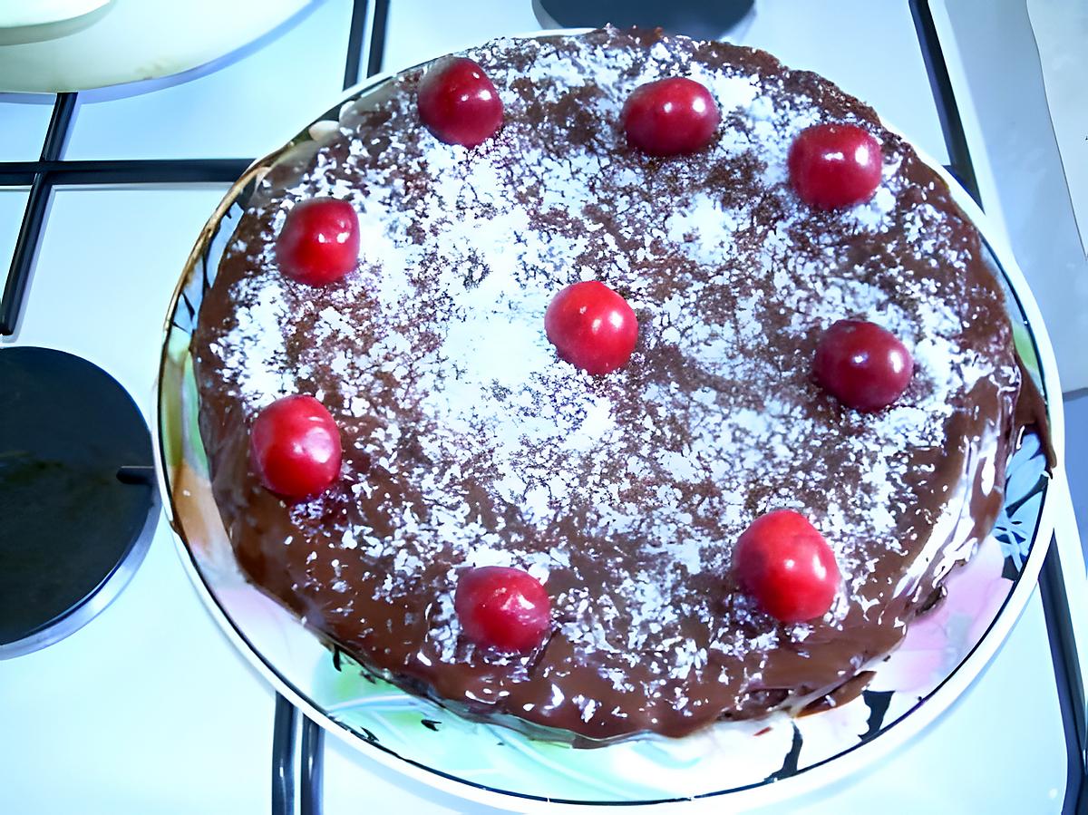 recette **gâteau moelleux au chocolat**