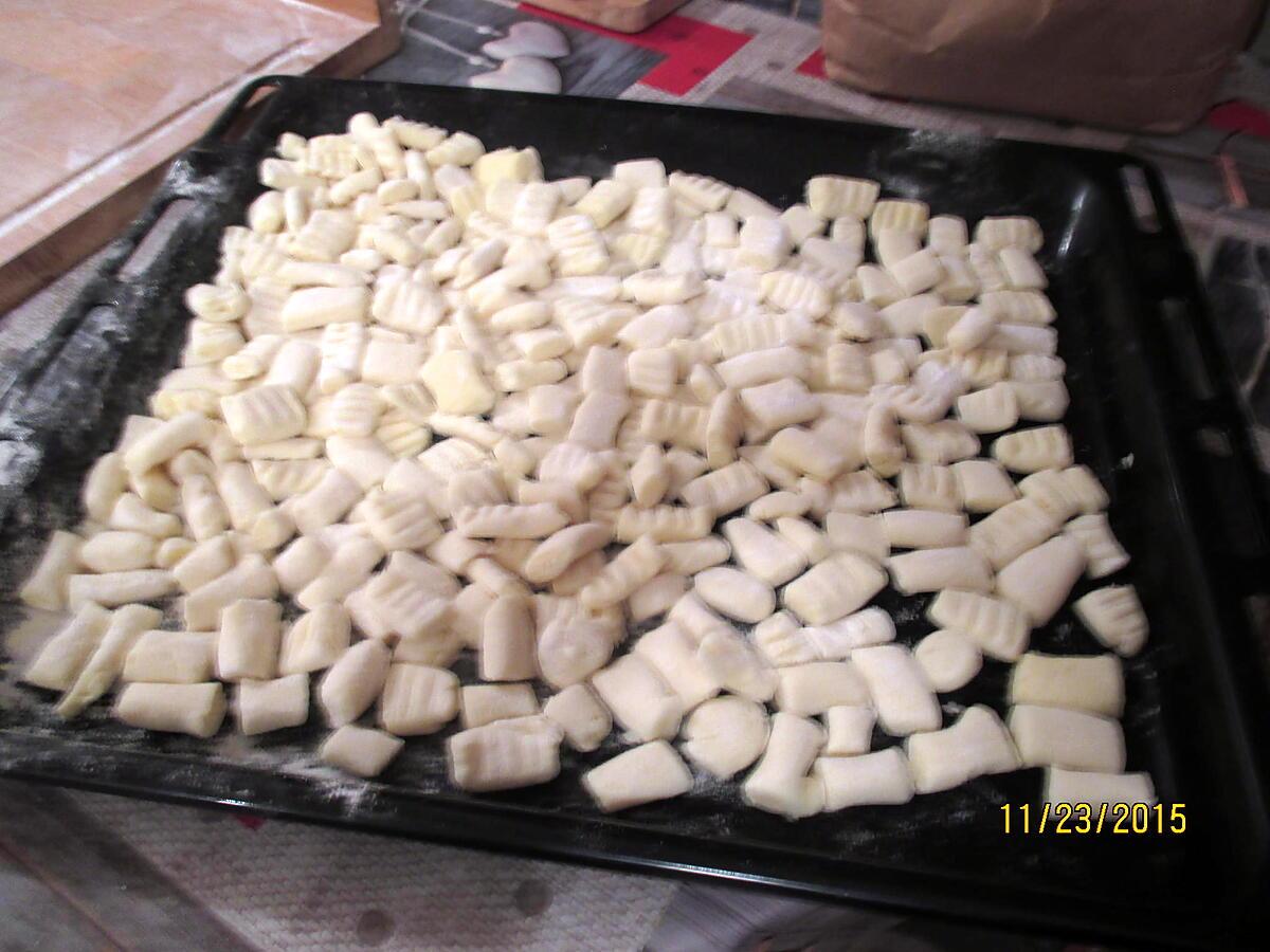 recette gnocchi  sans gluten