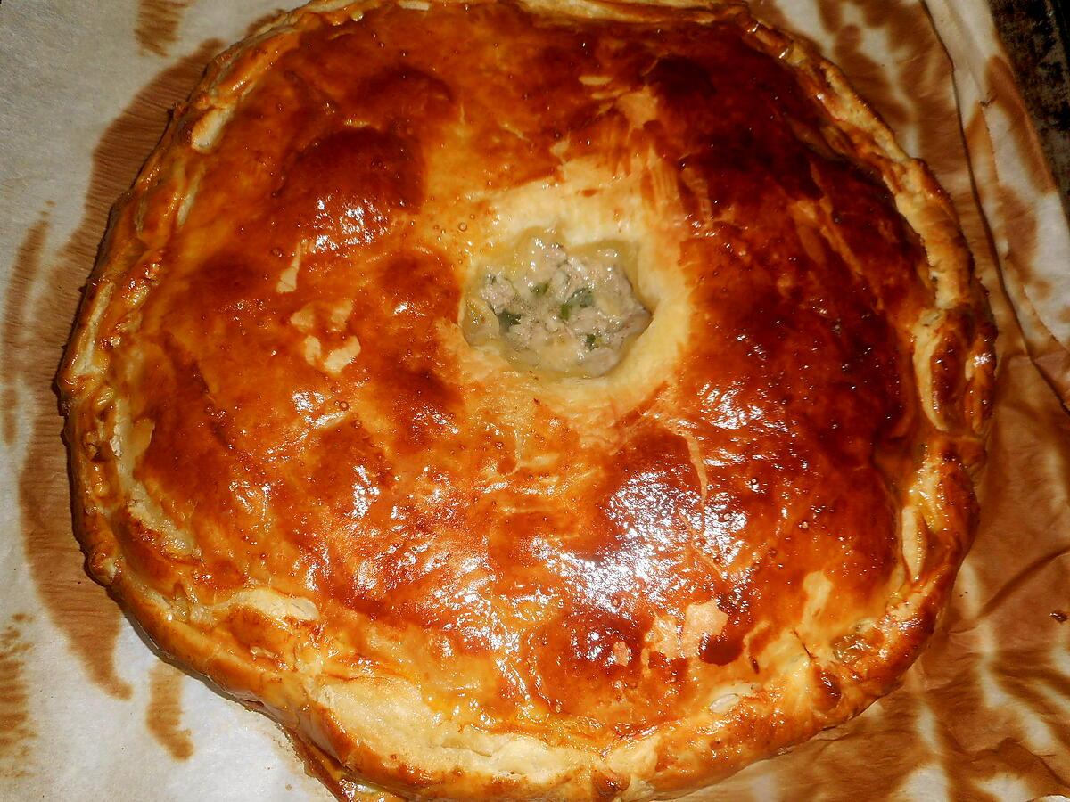 recette Tourte échine de porc et émmental